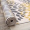 World Rug Gallery Modern Floral Circles Design 2' x 7'2'' Yellow Runner Rug 9099YELLOW2X7 - alternate 5